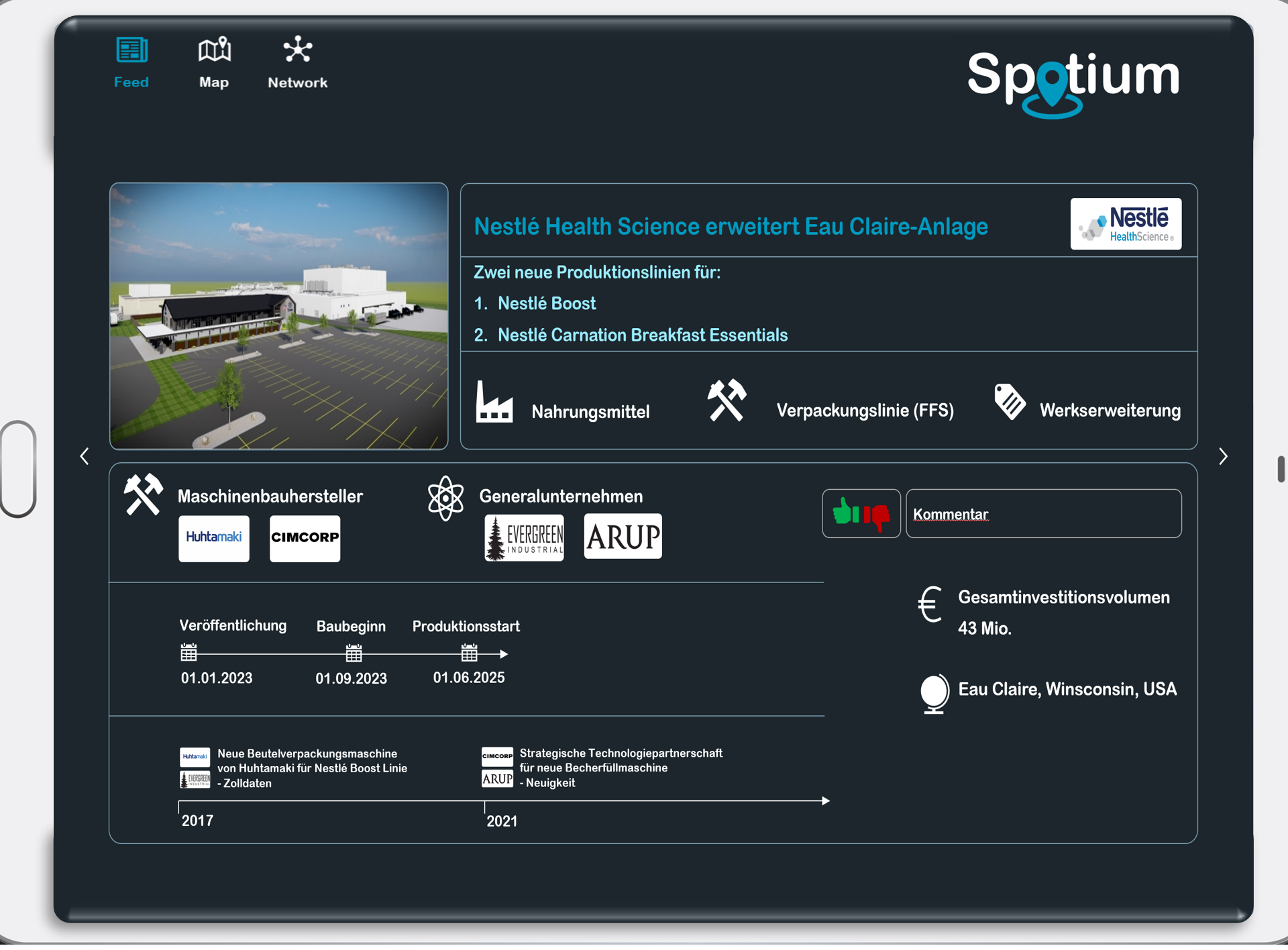 Spotium Marktinformationssoftware mit KI
